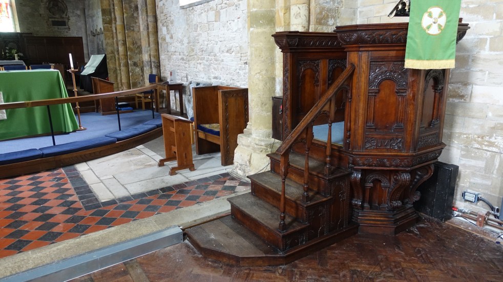 pulpit and alter area