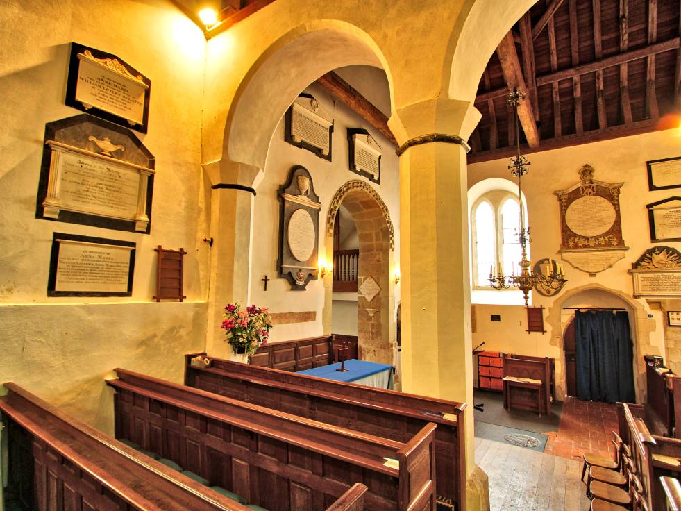 Upton Grey Church Monuments