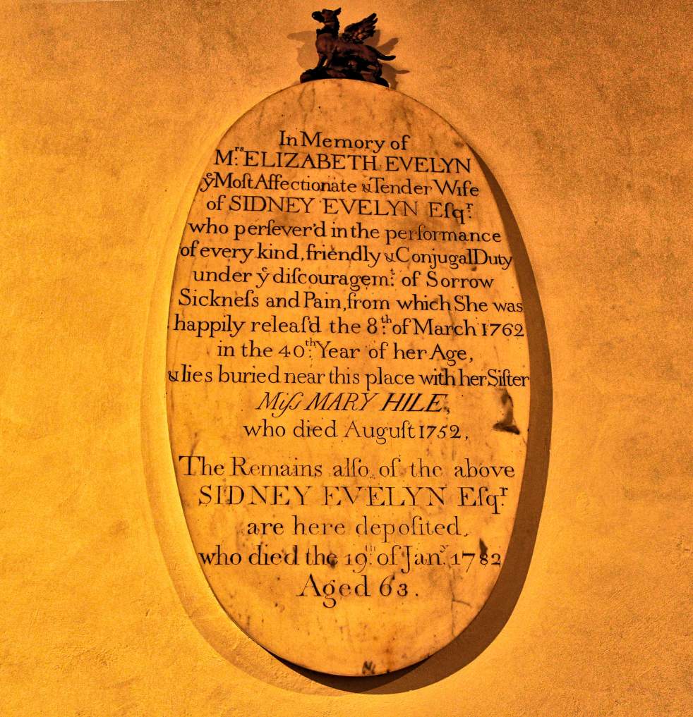 Upton Grey Church plaque