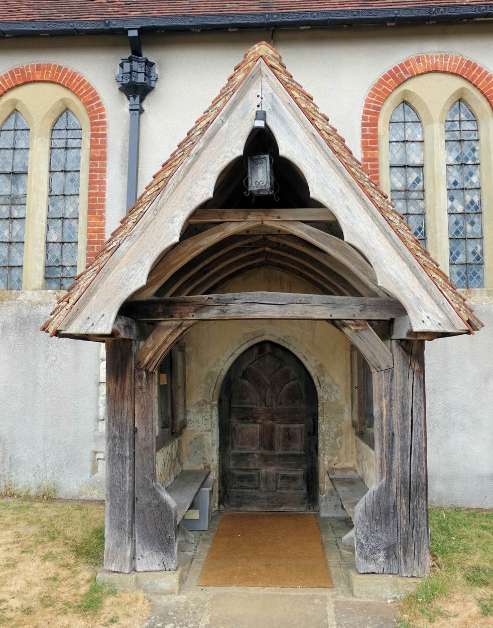 Upton Grey Church porch