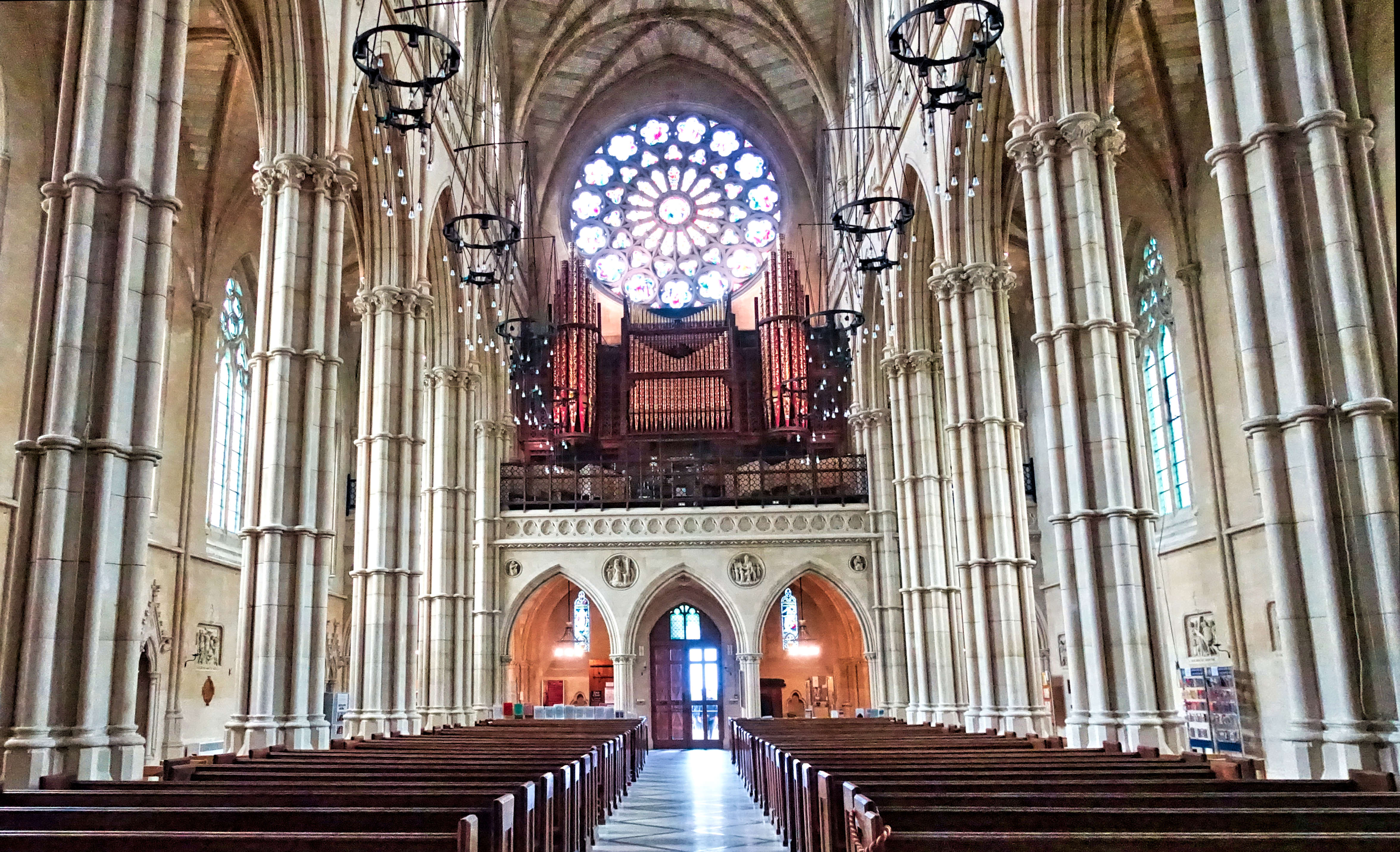 nave and west window