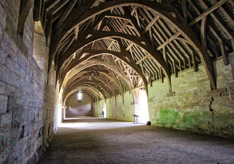 Tithe barn interior